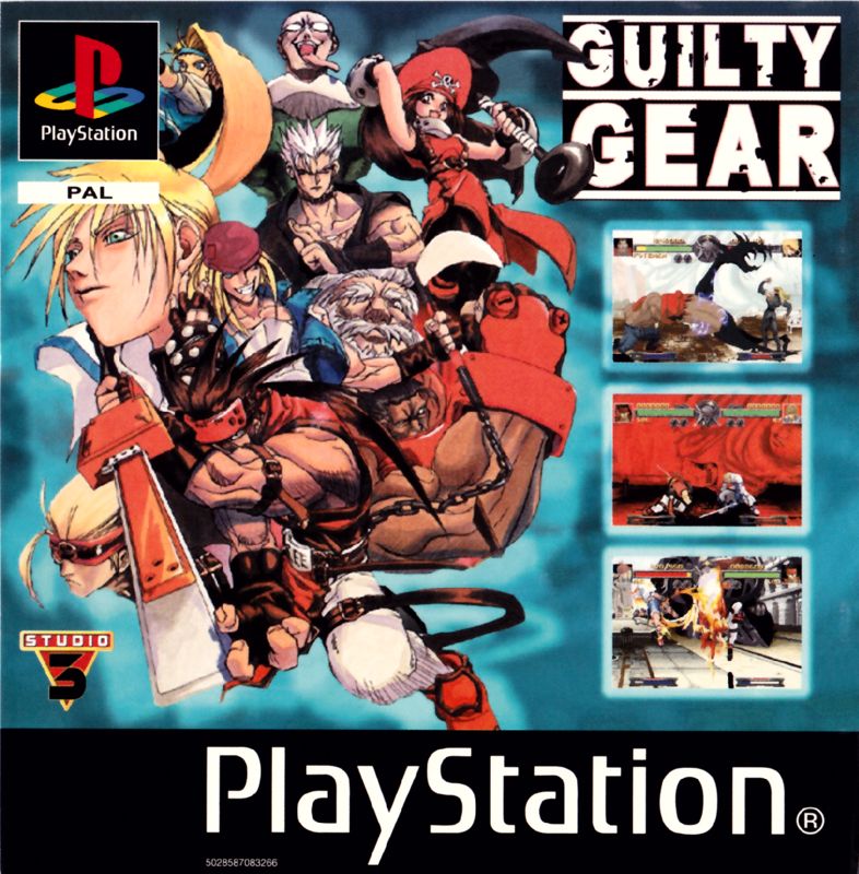 Guilty Gear box art for Playstation